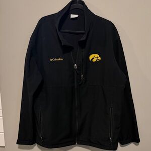 Columbia Black Iowa Hawkeye Jacket
